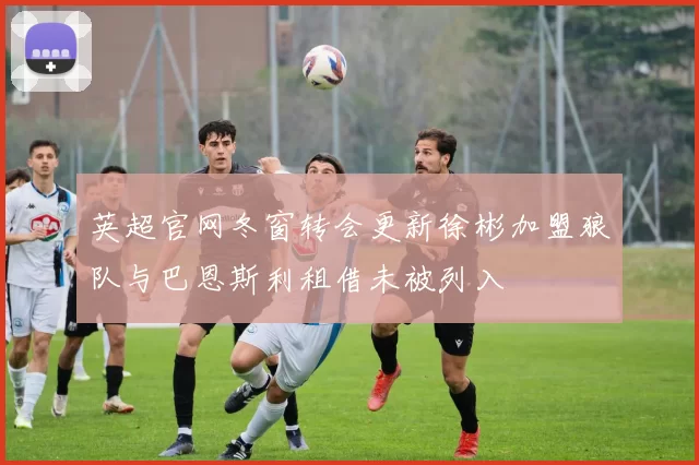 英超官网冬窗转会更新徐彬加盟狼队与巴恩斯利租借未被列入